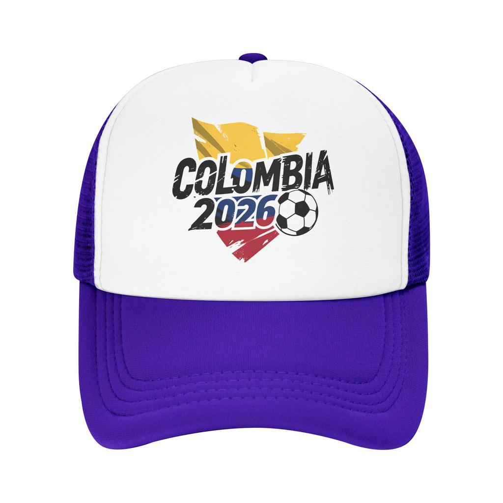 Colombia Football Match Mesh Baseball Cap Unisex Fashion Sun Hat Canada Mexico Usa Dad Hat Adjustable Summer Trucker Cap