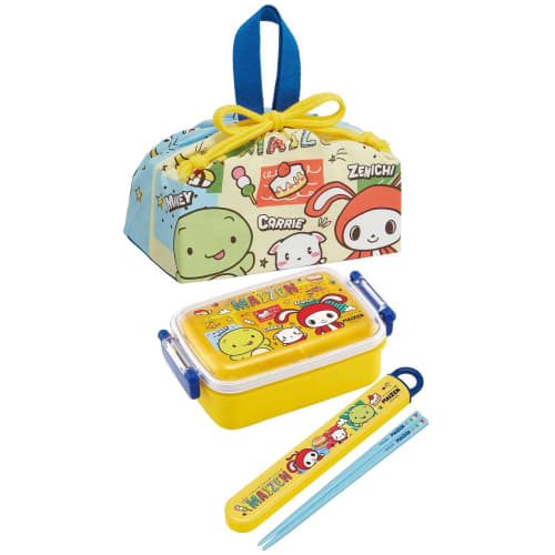 Skater Children's Lunch Box Drawstring Bag Maizen Sisters 23 Made in Japan KB7-A