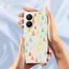 For Xiaomi Redmi Turbo 4 5G/Poco X7 Pro 5G Case Colorful Trees Pattern Printing Straight Edge TPU Phone Back Cover