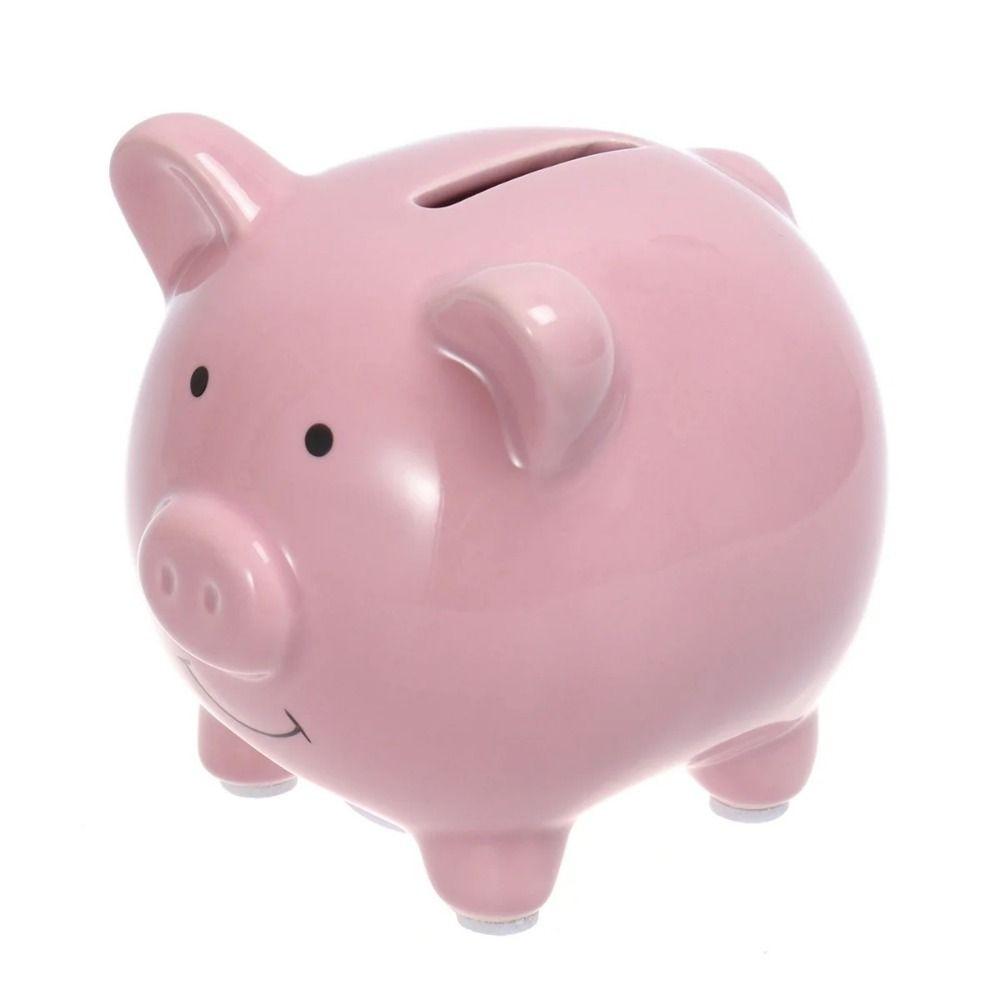Cartoon Ceramic Piggy Bank Cute Savings Tank Birthday Gift Money Saving Box  for Boys and Girls