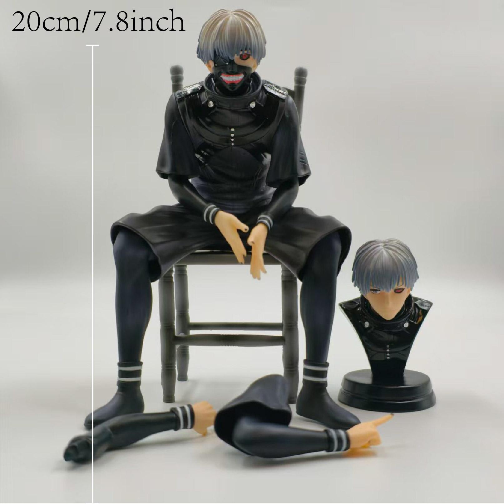 

20cm 7.8 Inch Anime Kaneki Ken Action Figures Pvc Statue Desktop Ornamen Collection Statue Model Decoration Room Desk Toys Child