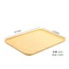 Plastic Tray Japanese Creative Wood Grain Pallet Rectangular Storage Tray Living Room Organizer Bread Plate Jewelry Storage