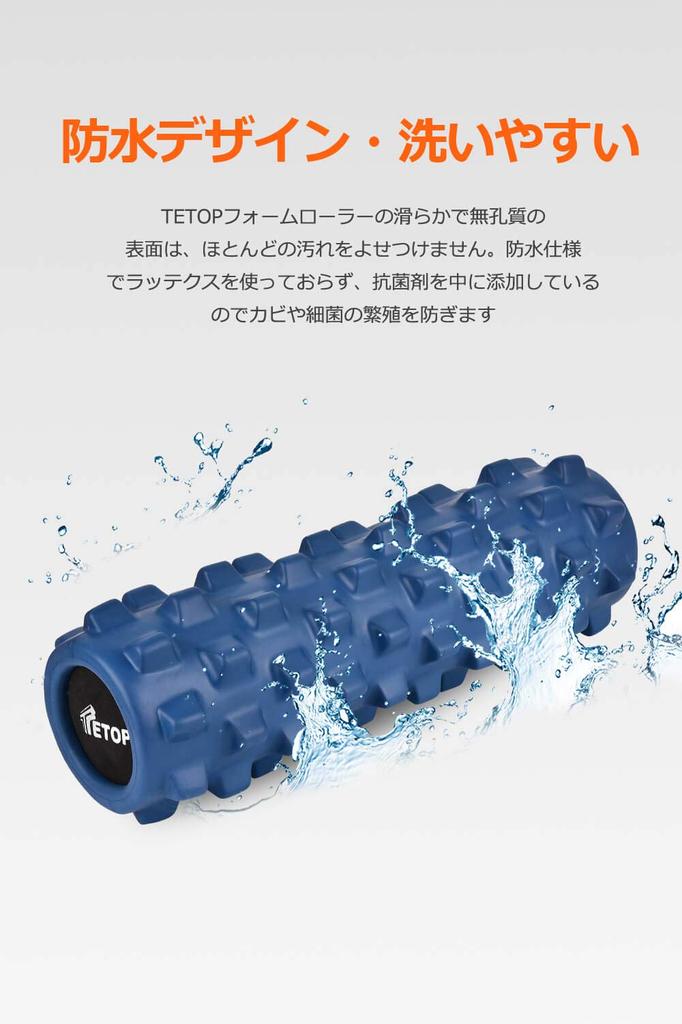 User Warranty TETOP Foam Myofascial Release Stretch Shapes to Yoga 500KG Load Blue Advanced 40CM 5-Year Roller, Roller, Roller, Body, Unbreakable,