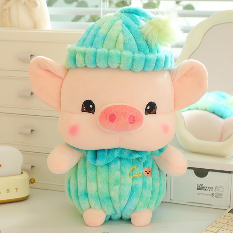 Plush Pig Cute Toy Cartoon Soft Filled Doll Children Decoration Holiday Gift