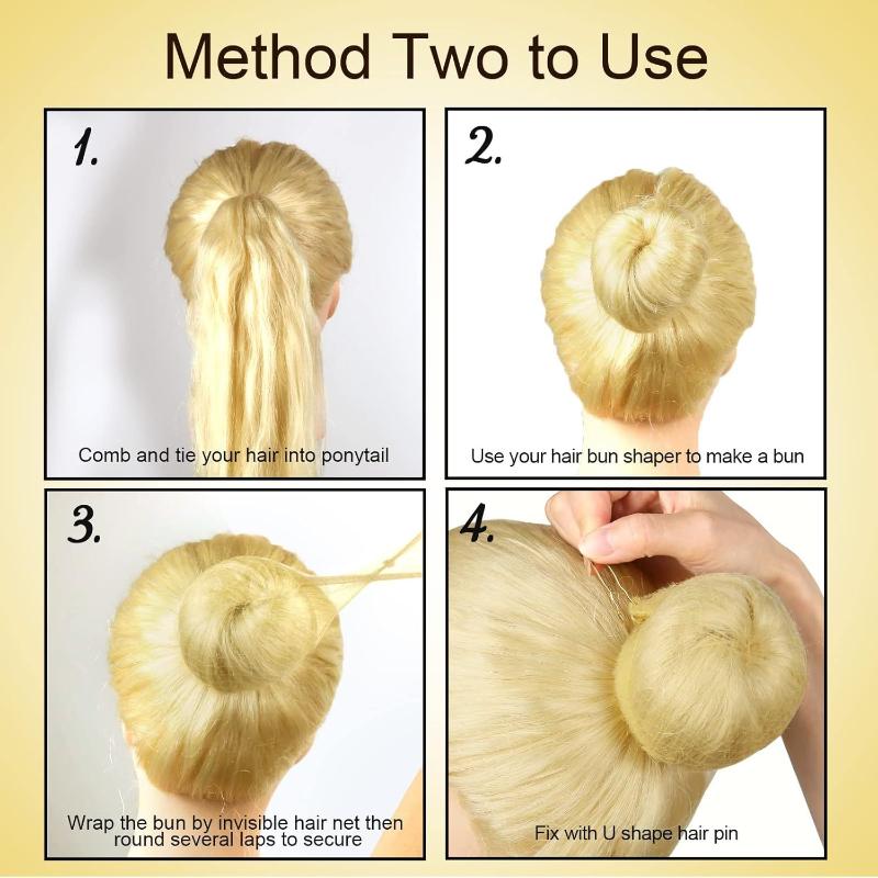 Professional Hair Styling Supplies Invisible Hair Nets Elastic Rubber Ties U Clips Straight Clips for Salon Hairstyling