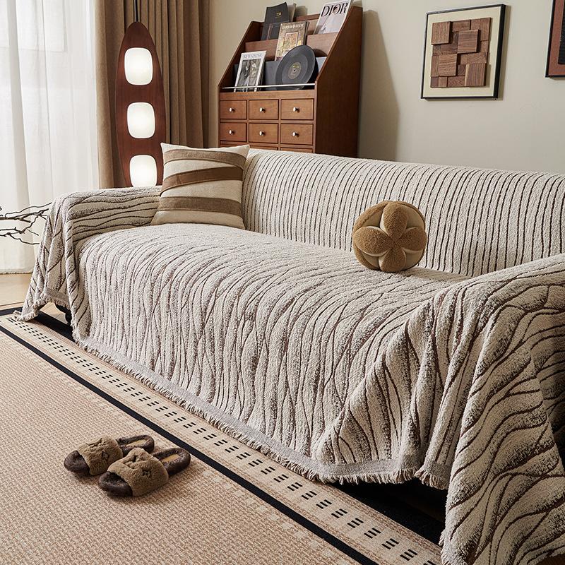 

High Quality Sofa Cover Blanket Modern cushion ins wind sand hair towel fashion lunch blanket Sofa Towel S136 180x130cm