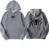 Kids Spider Print Hoodie Casual Sports Top Autumn Winter Outdoor Harajuku Hooded Sweatshirt