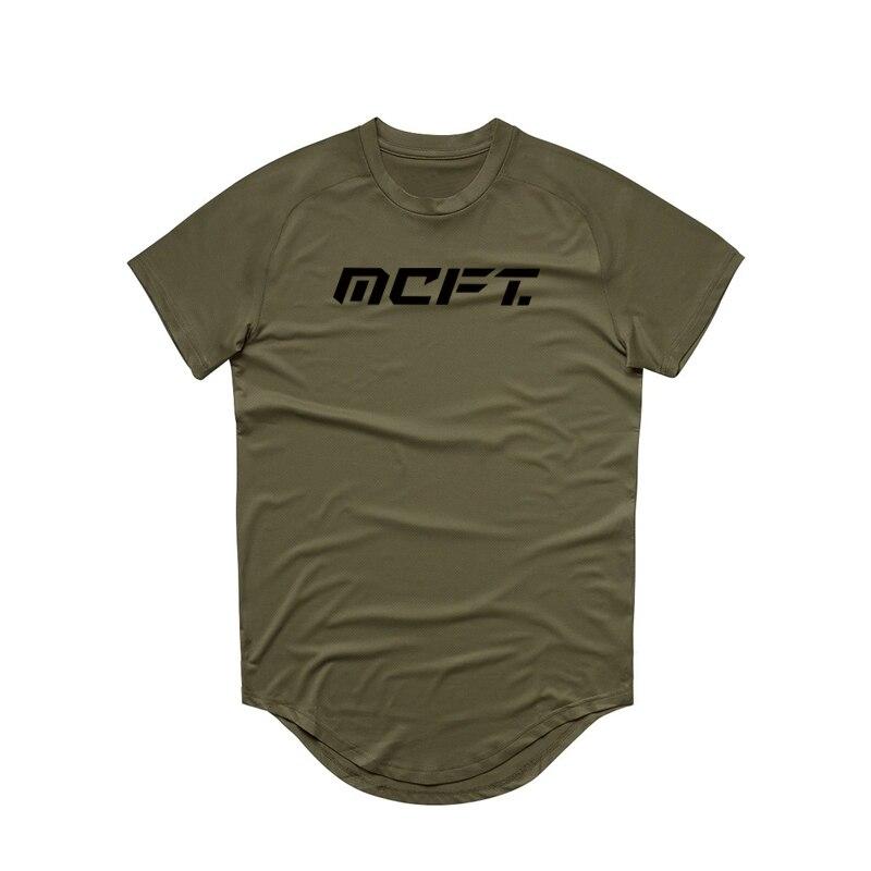 Muscleguys - Tricou de fitness pentru bărbați, sport, casual, respirabil, cu mânecă scurtă, cu decolteu în formă de O