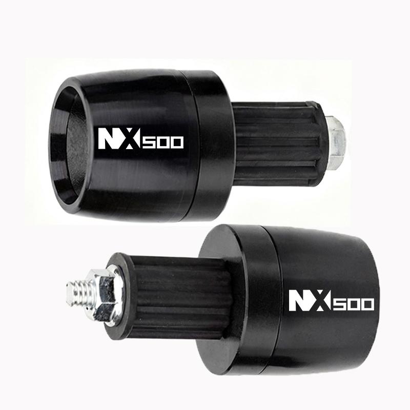 

Fit For Honda NX500 NX 500 Motorcycle Handlebar Grips Ends Handle Bar Cap End Plug individuality modified Accessories чёрный