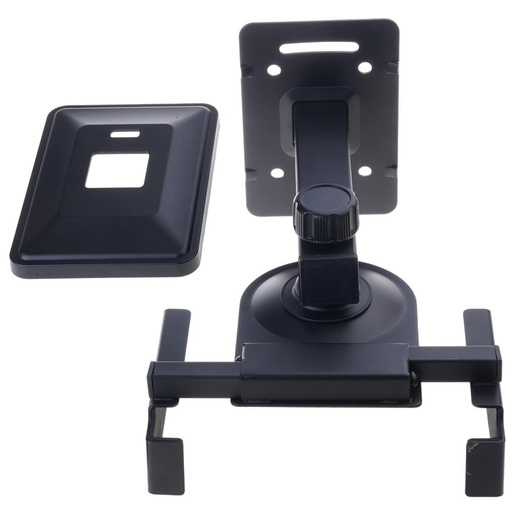 Speaker Wall Mount Bracket Heavy Duty Steel Construction 44lbs Capacity 15Tilt Adjustable Clamp Fit 5-12Inch Depth