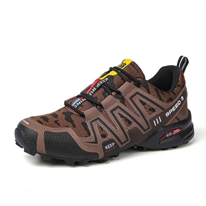 Men's Cross-Country Running Shoes, Breathable and Comfortable, Large Size, Suitable for Outdoor Sports and Casual Wear