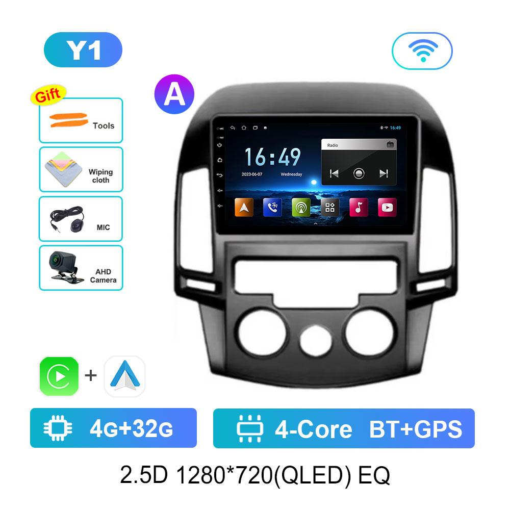 Android OS Car Radio Multimedia Player for Hyundai I30 2006 - 2011 WiFi GPS Navigation DSP Stereo Split Screen BT Head Unit