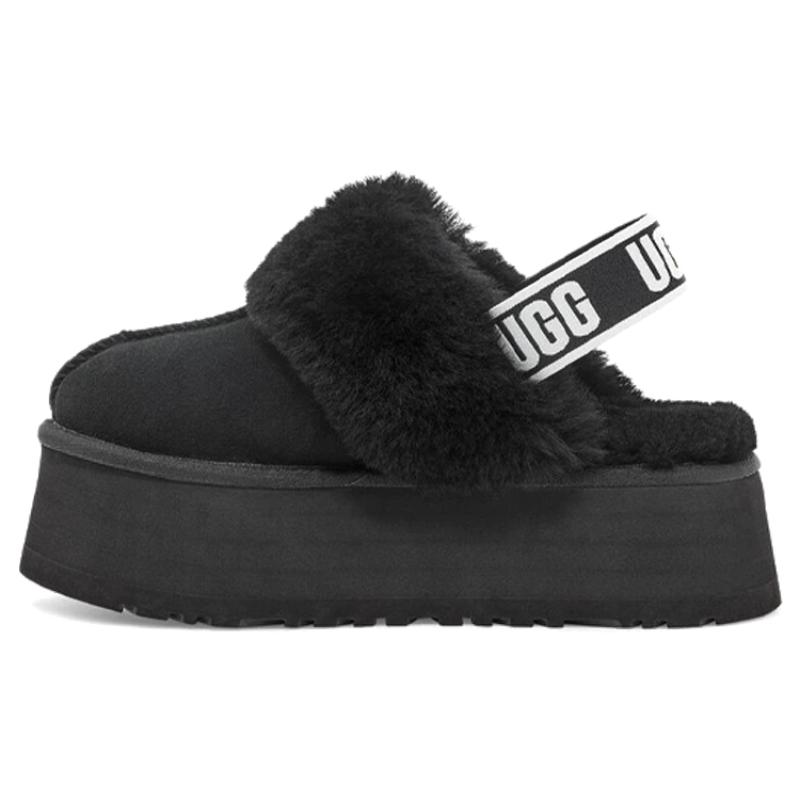 UGG Funkette Slipper Black Women s Sneakers 1113474-BLK 36