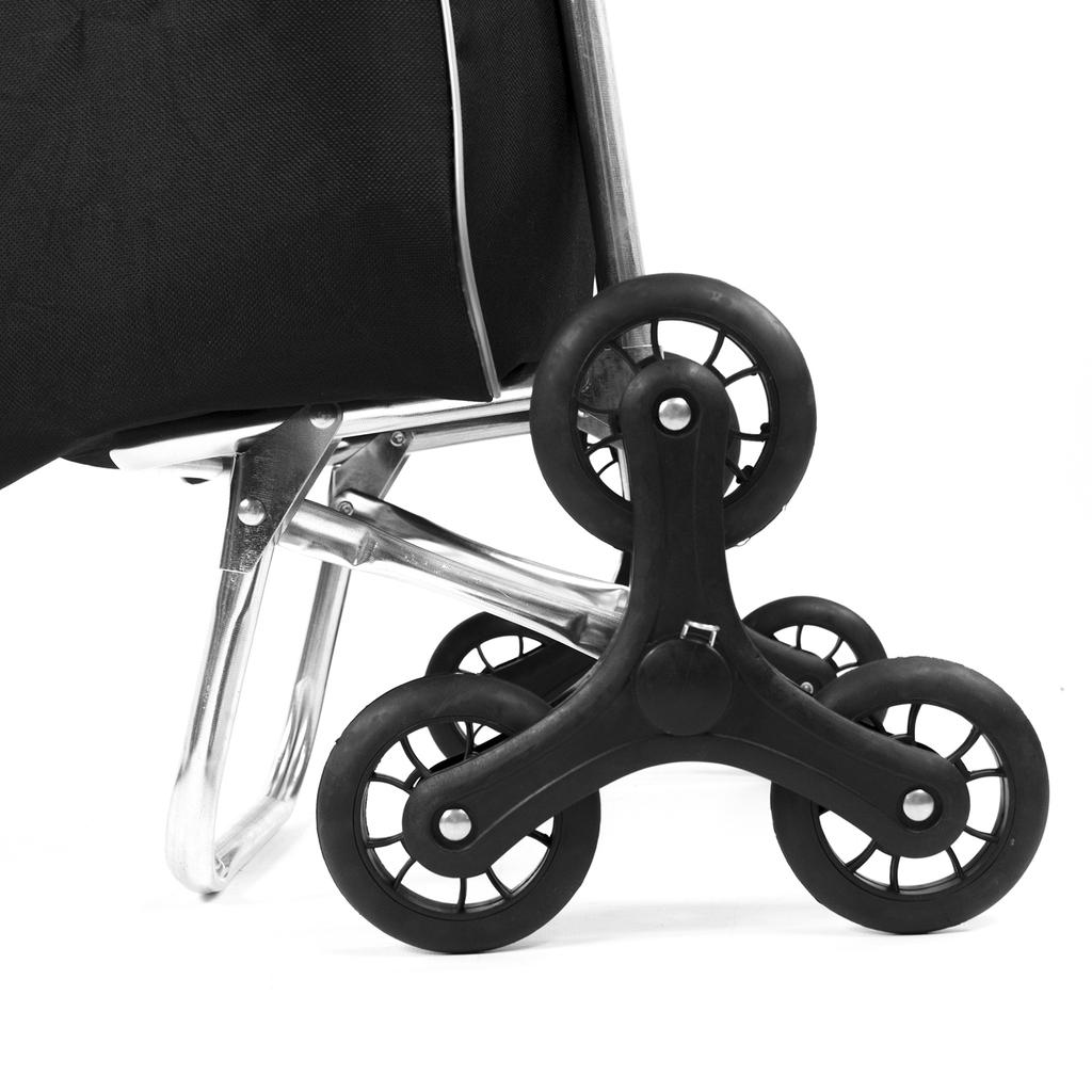 Shopping trolley shopping bag on wheels foldable strong solid waterproof