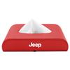 Car Badge Tissue Box Holder Leather Auto Interior Armrest Napkin Case Accessorie For Jeep Wrangler Compass Grand Cherokee JPB JK AKL1
