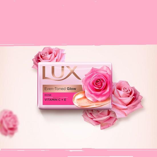 

Lux Even Toned Glow Rose Vitamin C + E Beauty Soap Bar 150 gm (Combo Pack of 3)