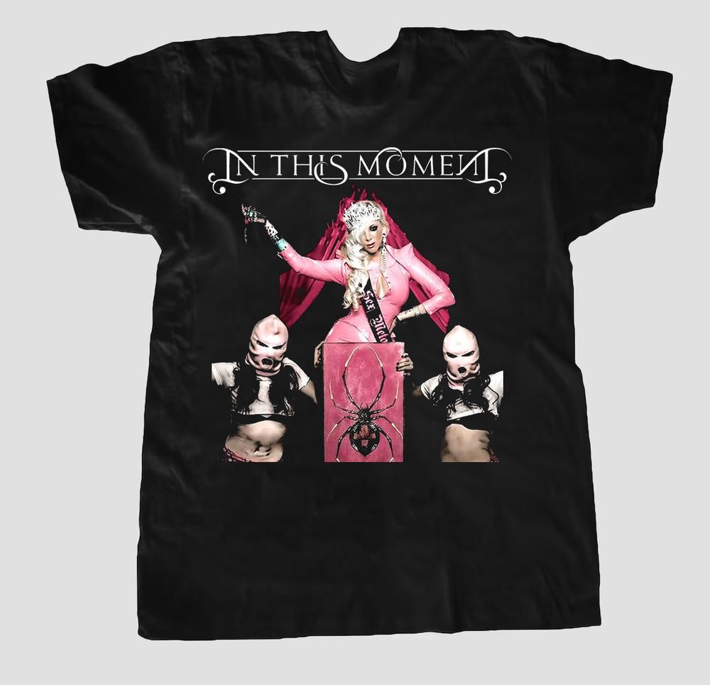 Maria Brink In This Moment Cotton All Size Men Women Black Shirt Unisex T-Shirt S