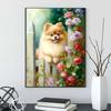 Diy Diamond Painting Colorful Cat and Dog 5D Artificial Diamond Mosaic Embroidery Animal Inlay Water Diamond Home Decoration