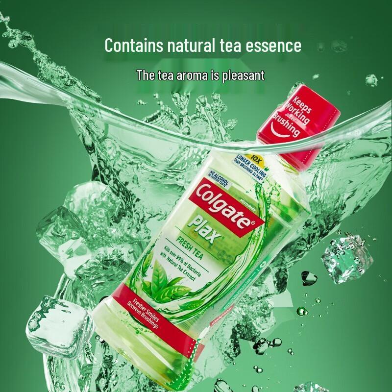 Colgate Fresh Tea Mint Mouthwash