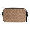 Coach 19 Classic Logo Pattern Faux Leather And Cowhide Crossbody Bag Small Women Bags Brown Yellow CZ008-XJ3