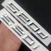 3D ABS For BMW E39 F10 E60 F11 530d 520d 520i 535d 535i 540i 525d 530i Emblem Letters Sticker Car Trunk Badge  Accessories SK0