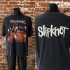 Slipknot Band Self Titled 2 Side Black Short Sleeve Cotton Tshirt Reprint Unisex T-Shirt