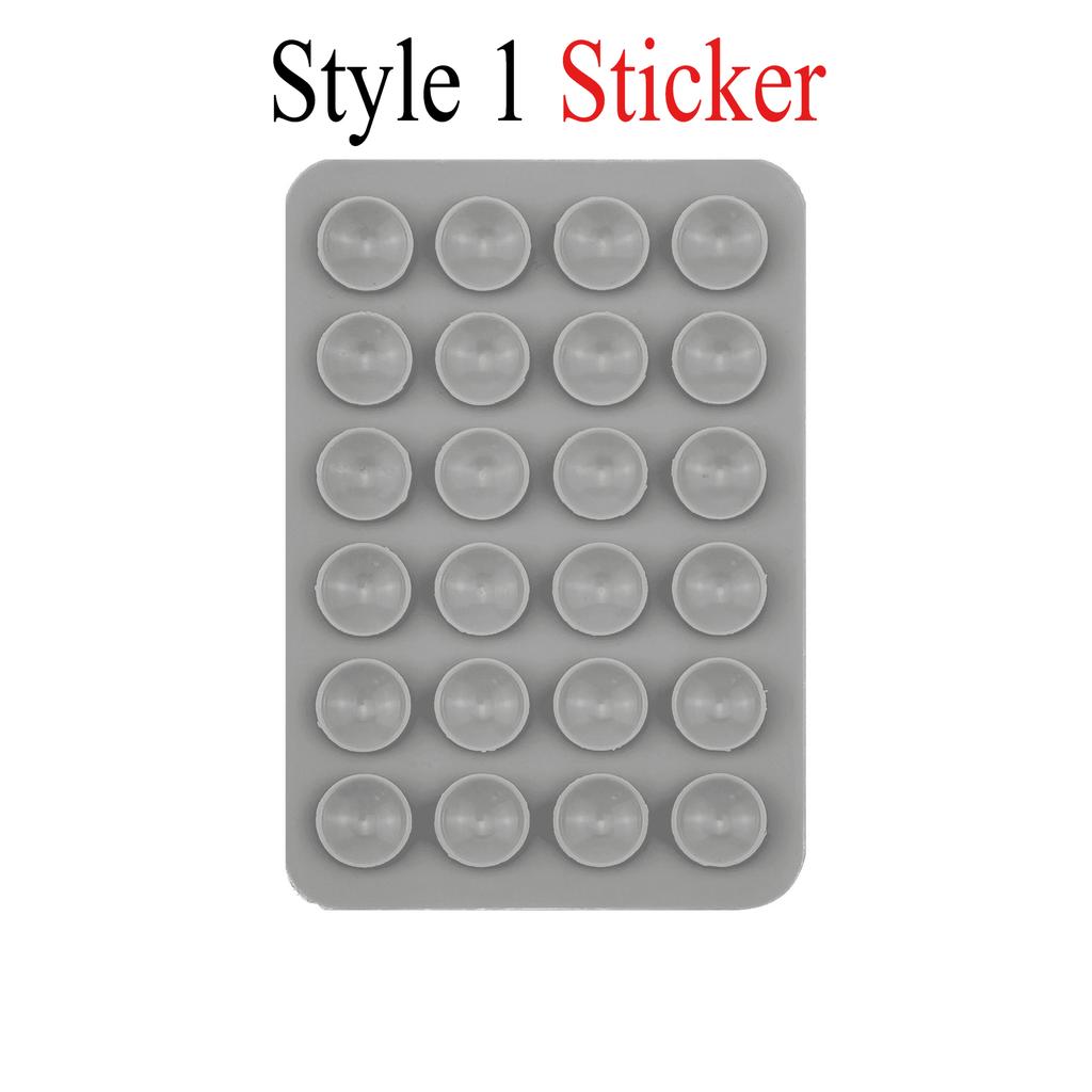 Sticker/Double-sided Suction Cup Adhesive Silicone Suction Pad Bracket Multifunction Rubber Sucker Pad Durable Mobile Phone