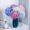 Fake Hydrangea Flower Reusable Artificial Hydrangea Stalk Long Stalk Fake Hydrangeas Real Feel Full Blooms for Table Centerpiece