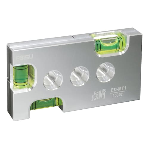 Niigata Seiki SK Mori Level, Pointing, Electrician's Level, Horizontal/Vertical, with 50mm Diameter Hole Saw Marking Hole, ED-MT1