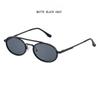 Oval Goggles Women Trendy Steampunk Sunglass Men Vintage Punk Trendy Eyeglasses Glasses De Sol Hombre Lunette Soleil Femme