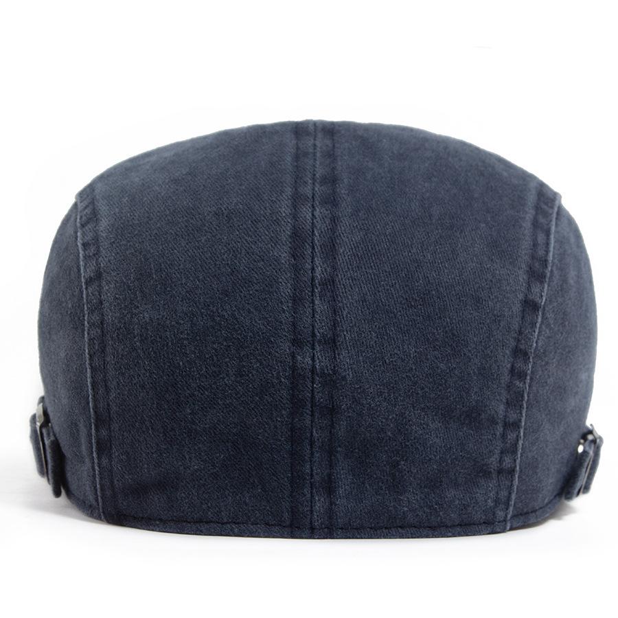 Prana stara czapka z daszkiem męska pięciopasmowa patchworkowa retro beret casualowa czapka