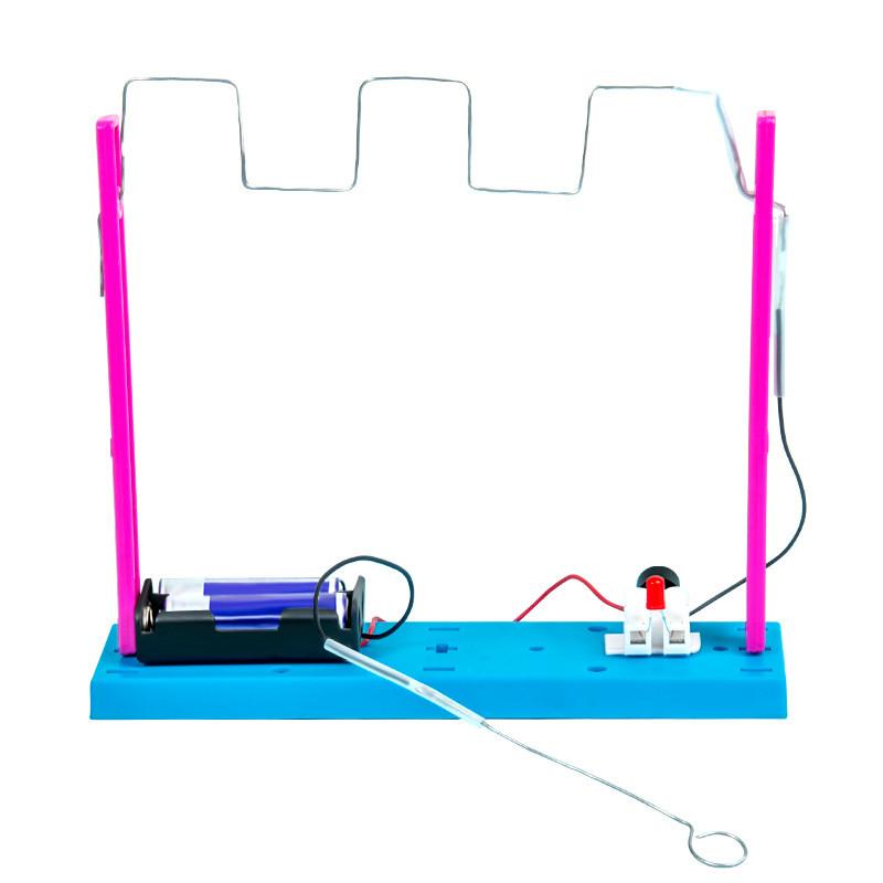 Science Experiment Diy Voice Light Electric Crossfire Wire Craft Kit For Children Stem Education