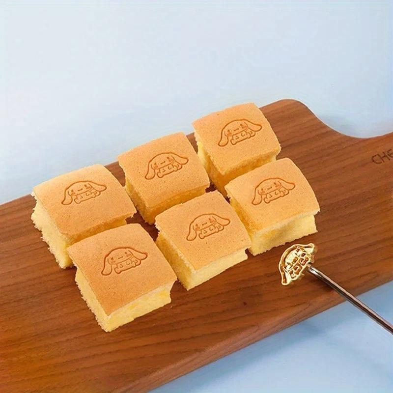 Steel Logo Mold for Cake Cartoon Brand Burning Iron Emboss Heating Baking Iron Bread DIY Stamp Logo Mold  Stamping Cake Tool