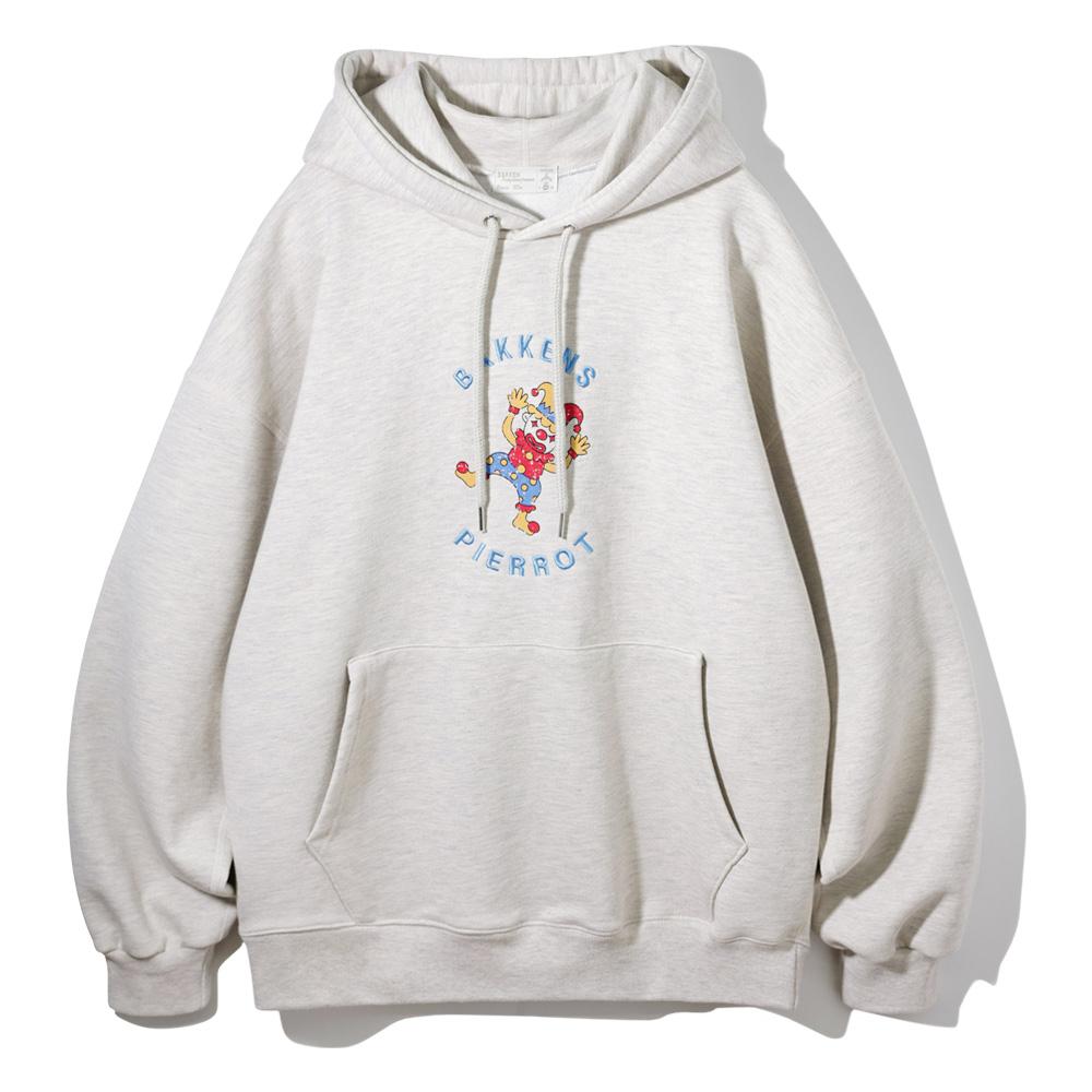 Pierrot Hoodie Bk6985_Gray
