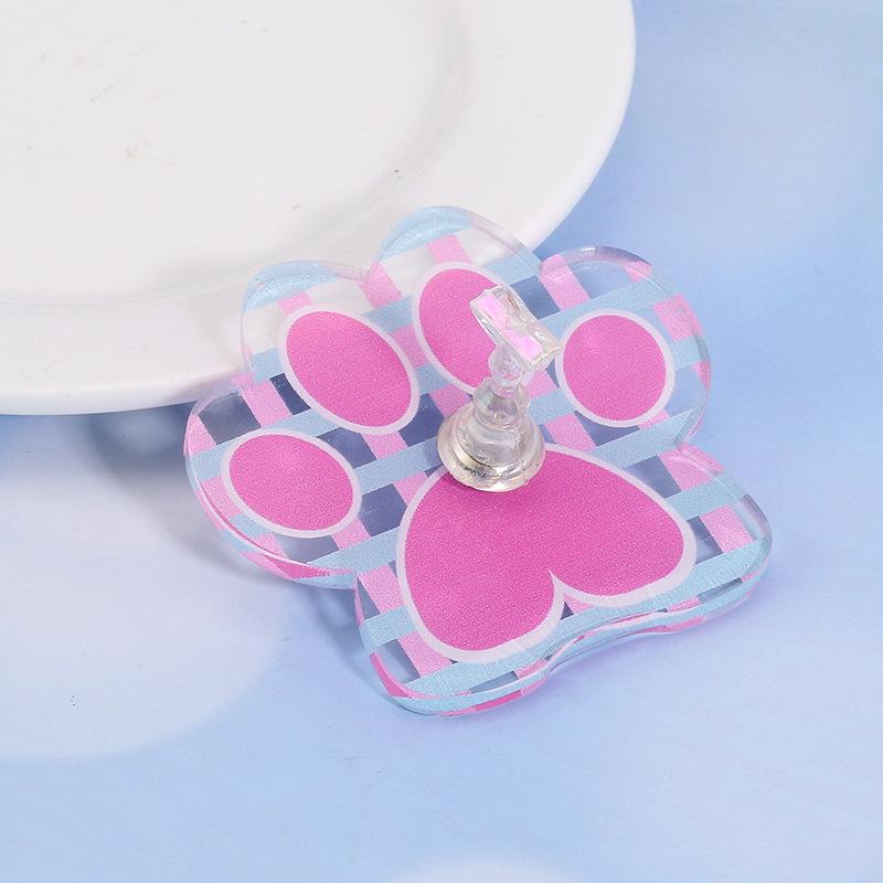 Hot Sale Cow Nail Art Practice Nail Holder Palette Acrylic Nail Display Base