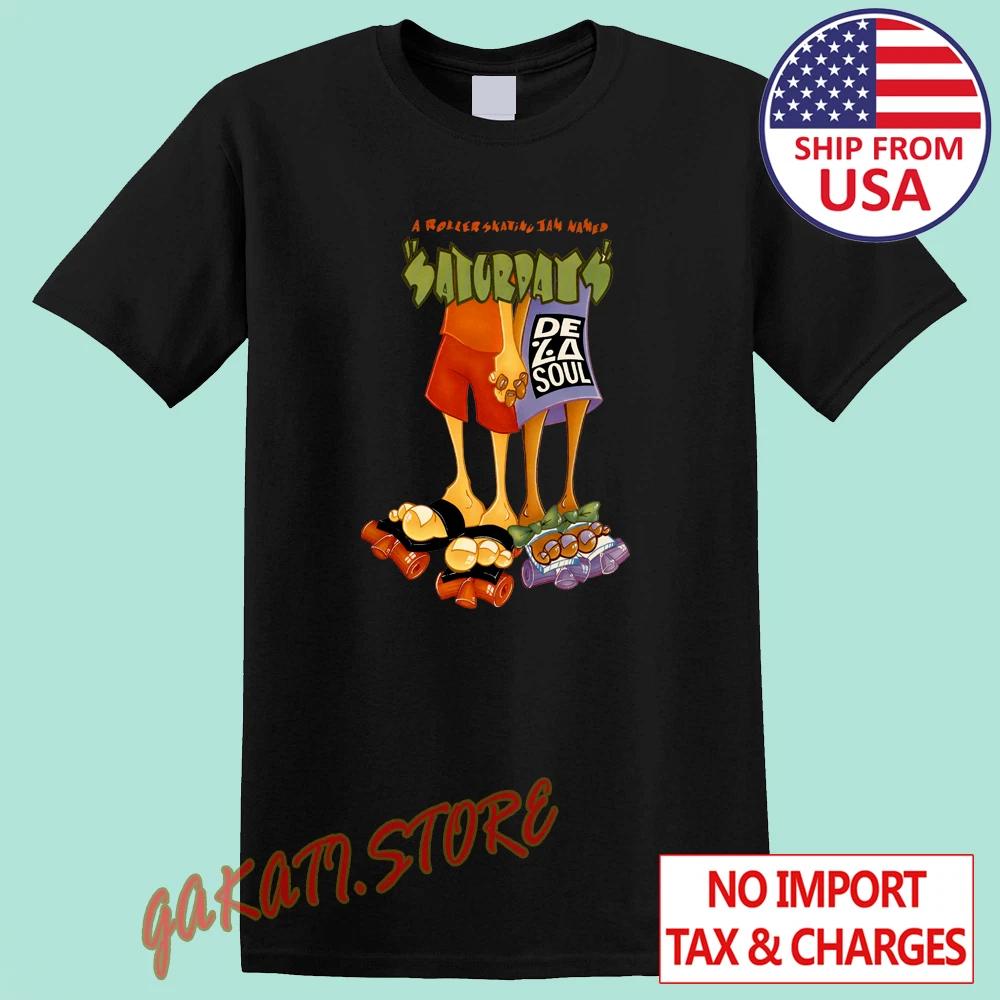 

De La Soul Roller Skating Saturdays Men s Black Size S-5XL 3XL