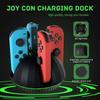 4 In 1 Controller Charger Charging Dock for Nintendo Switch / Switch OLED Joycon, with LED Indication and Charger Cable
