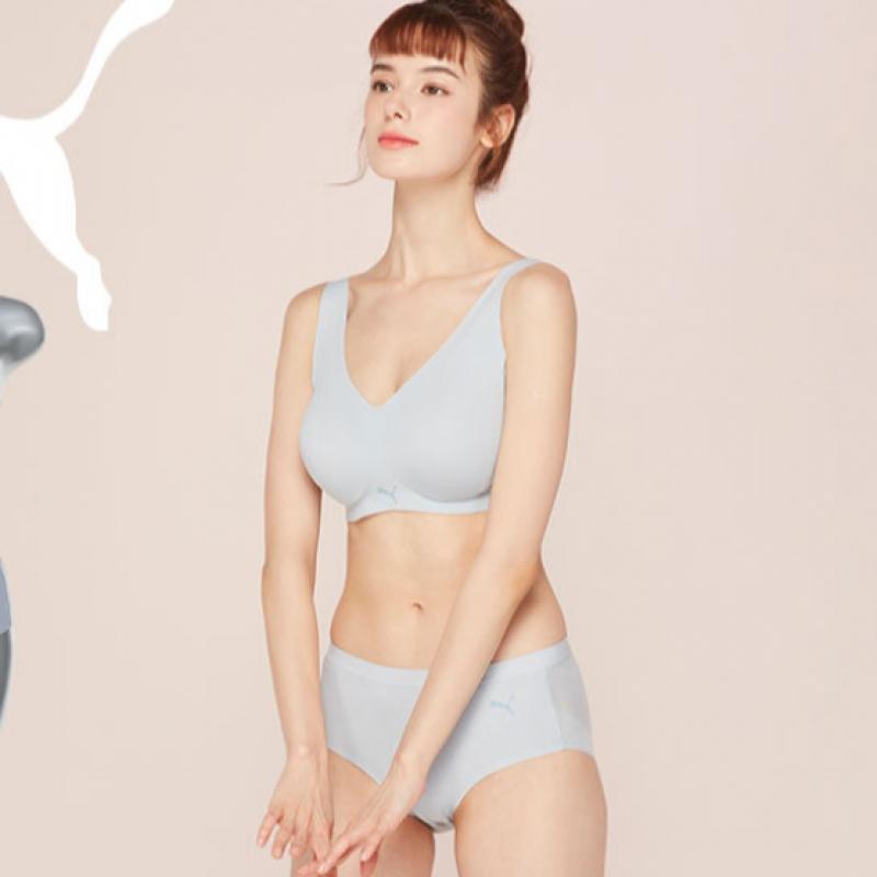 Puma Bodywear Puma Skin Like Bra Panty 4 Piece Set B