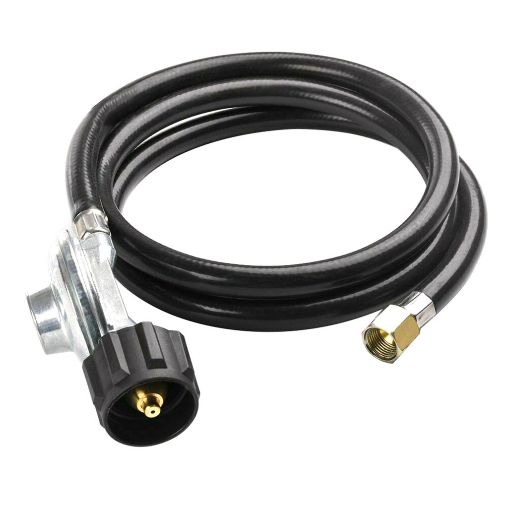 5ft Gas Regulator Hose Assembly Propane Extension Hose Regulator Gas BBQ Grill Heater LP Line Fire Pit BBQ