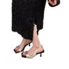 New temperament black high heels women's skirt wear high heels sandals