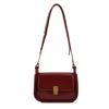 Textured Red Small Bag Women's 2026 Spring and Summer New Versatile Oblique Span Bag Single Shoulder Underarm Small Square Bag