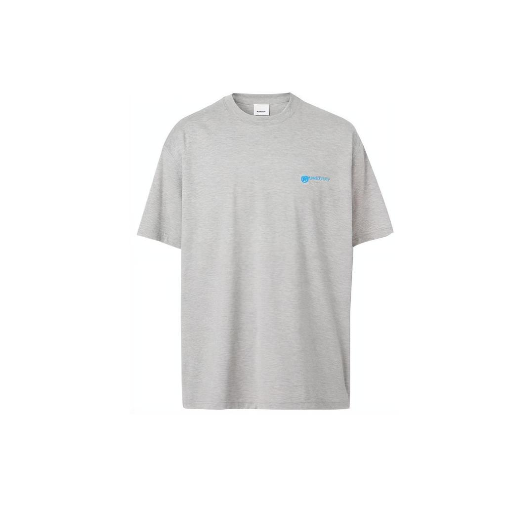 Burberry T Shirt Men's Light Heather Gray 80370921