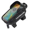Touch Screen Bicycle Bag EVA Bicycle Front Frame Bag Bike Top Tube Bag Stylish Bike Front Top Tube Frame Bag Fit for 7 In Phones