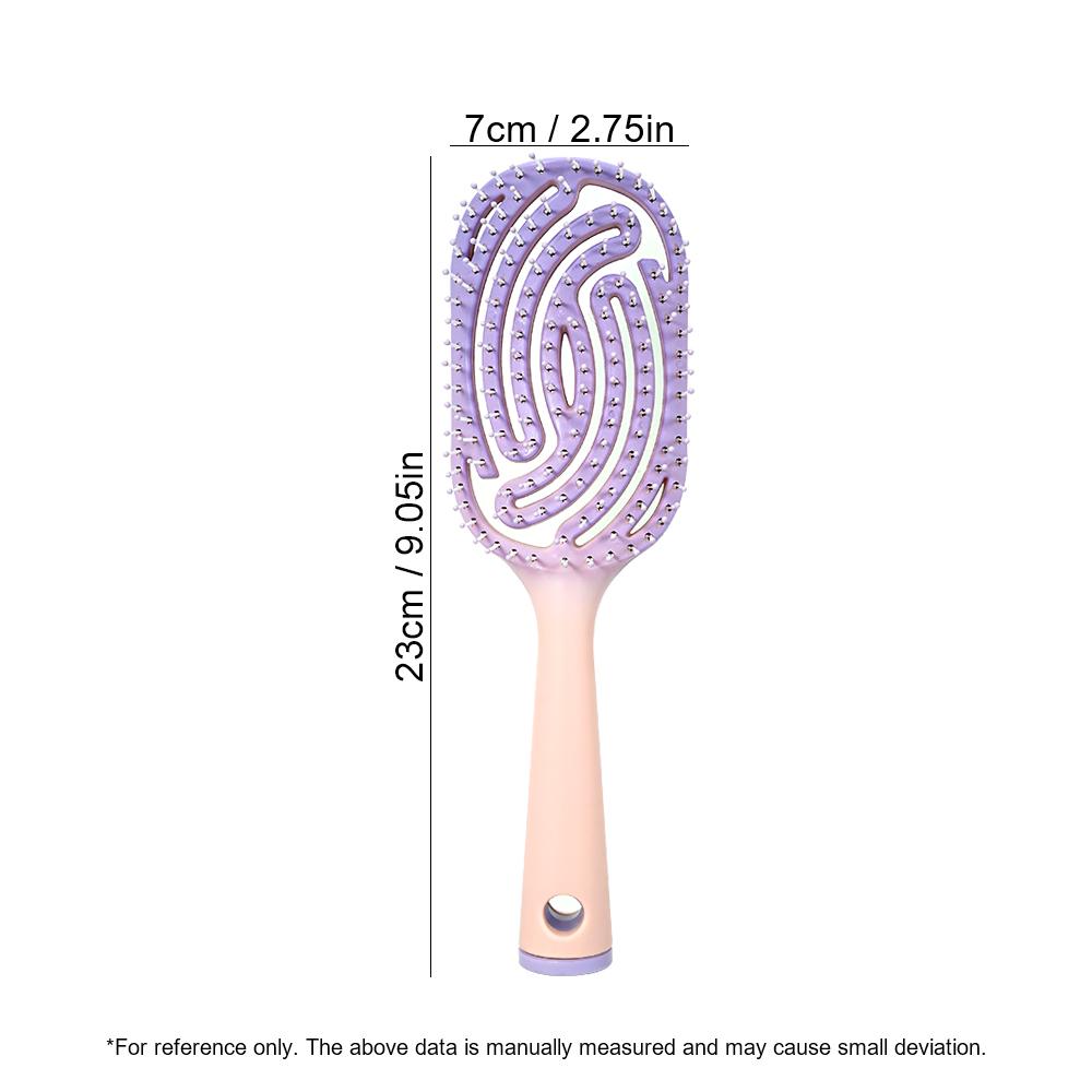 Detangling HairBrush Scalp Massaging Scalp Anti-static Hollow Out Hair Brush Wet Dry Dual Purpose Comb Salon Styling Hair Tools