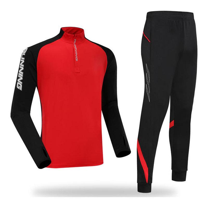 Men's & Women's Autumn/Winter Long Sleeve Football Training Suits - Adult & Children with Printing