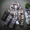 Veste à carreaux pour homme, coupe ajustée, à capuche, polyvalente, décontractée, printemps-automne, Chine
