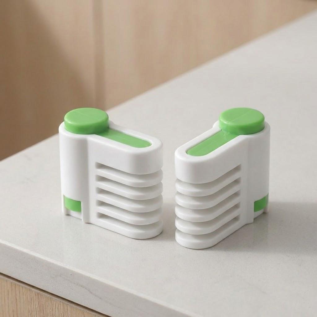 

DIY 5 Layer Cake Bread Slicer Leveler Tools Professional Baking Gadgets Kitchen Accessories 2Pcs Set зелений