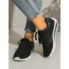 Neue Schnür-Freizeit-Sportschuhe für Damen, mit weicher Sohle und vielseitig, Forrest Gump Schuhe, Bequeme kleine weiße Schuhe
