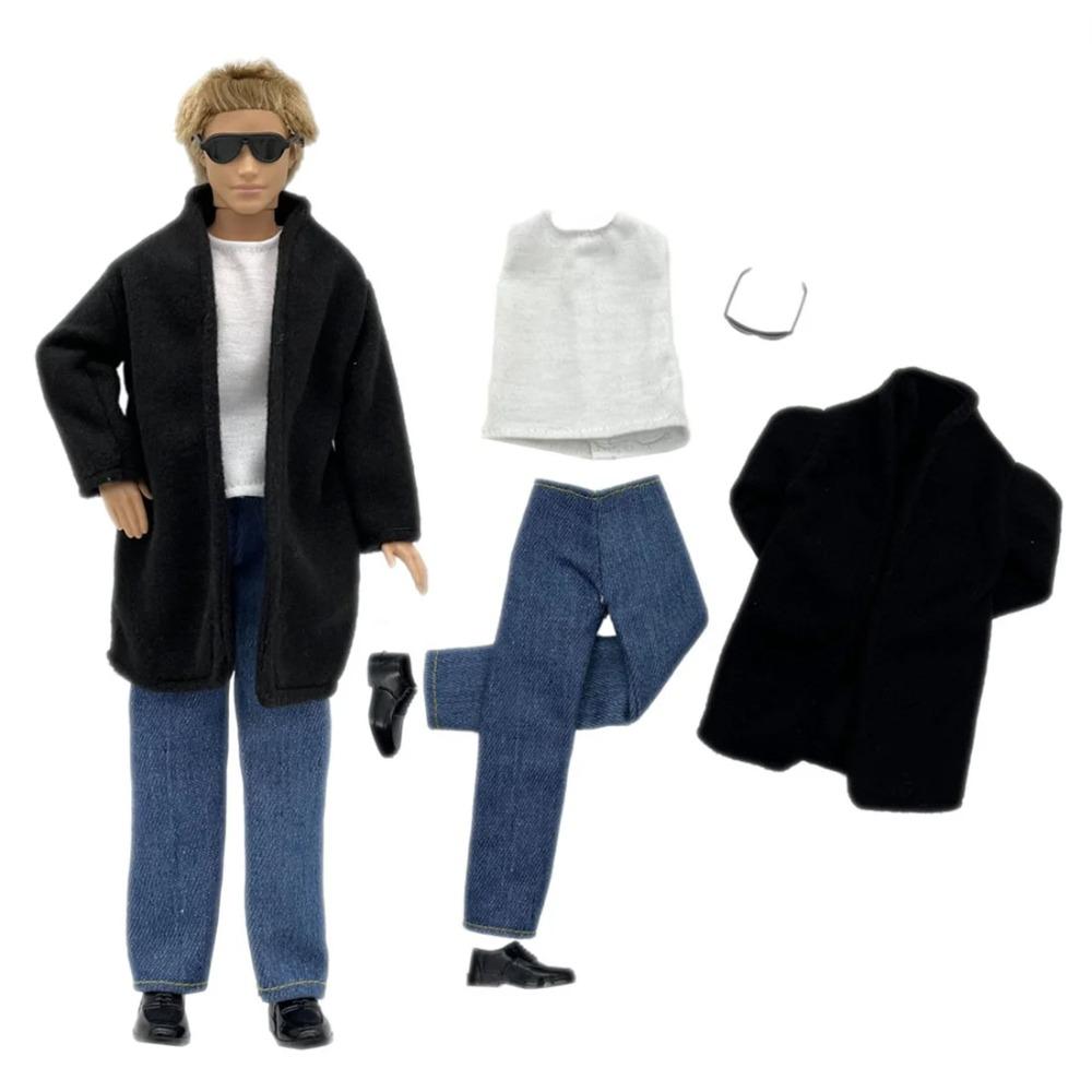 1 Set Ken Doek Handgemaakt Mooie Poppenaccessoires Casual Kleding Pak voor 30cm 12inch Ken Pop Pak Kinderen Cadeau