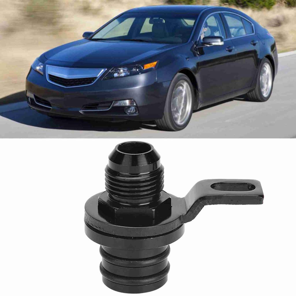Block Plug Adapter Breather Fittings To 10AN Fit for Honda Acura D Series D16